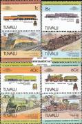 *Známky Tuvalu 1984 Staré lokomotívy, nerazítkovaná séria - Kliknutím na obrázok zatvorte -